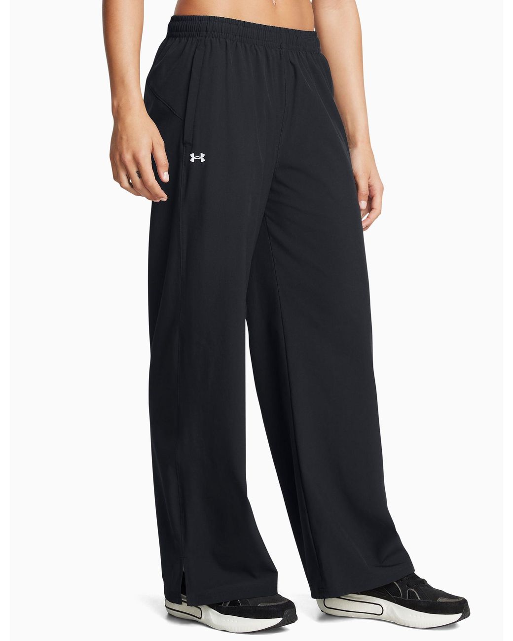 Under Armour Women s Rival Wide Leg Pants in Black Lyst UK