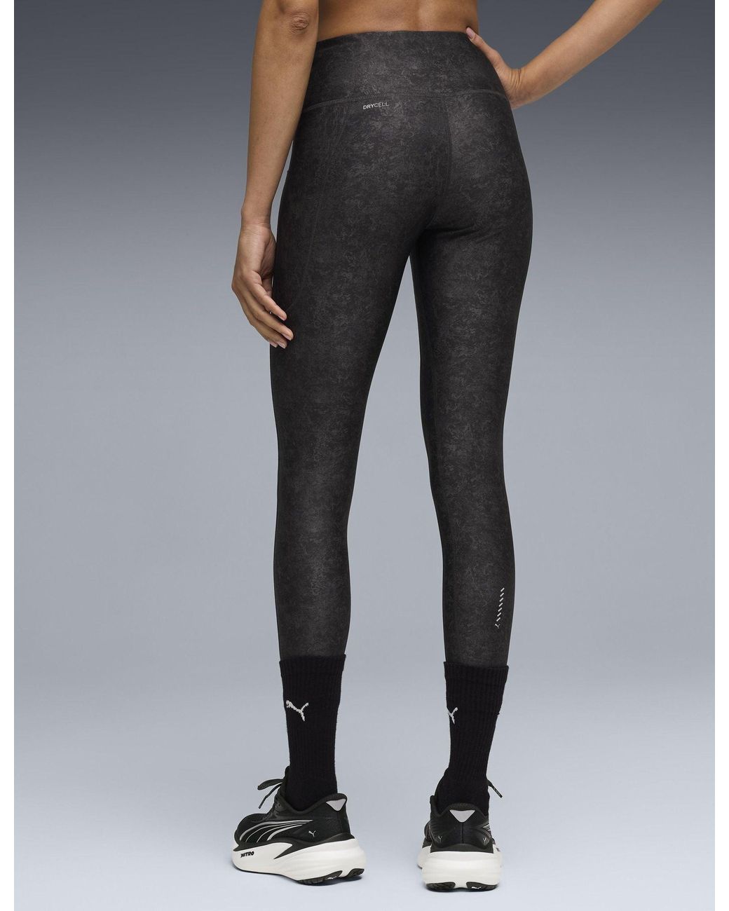 PUMA Blue Women's Velocity Running Printed Tights