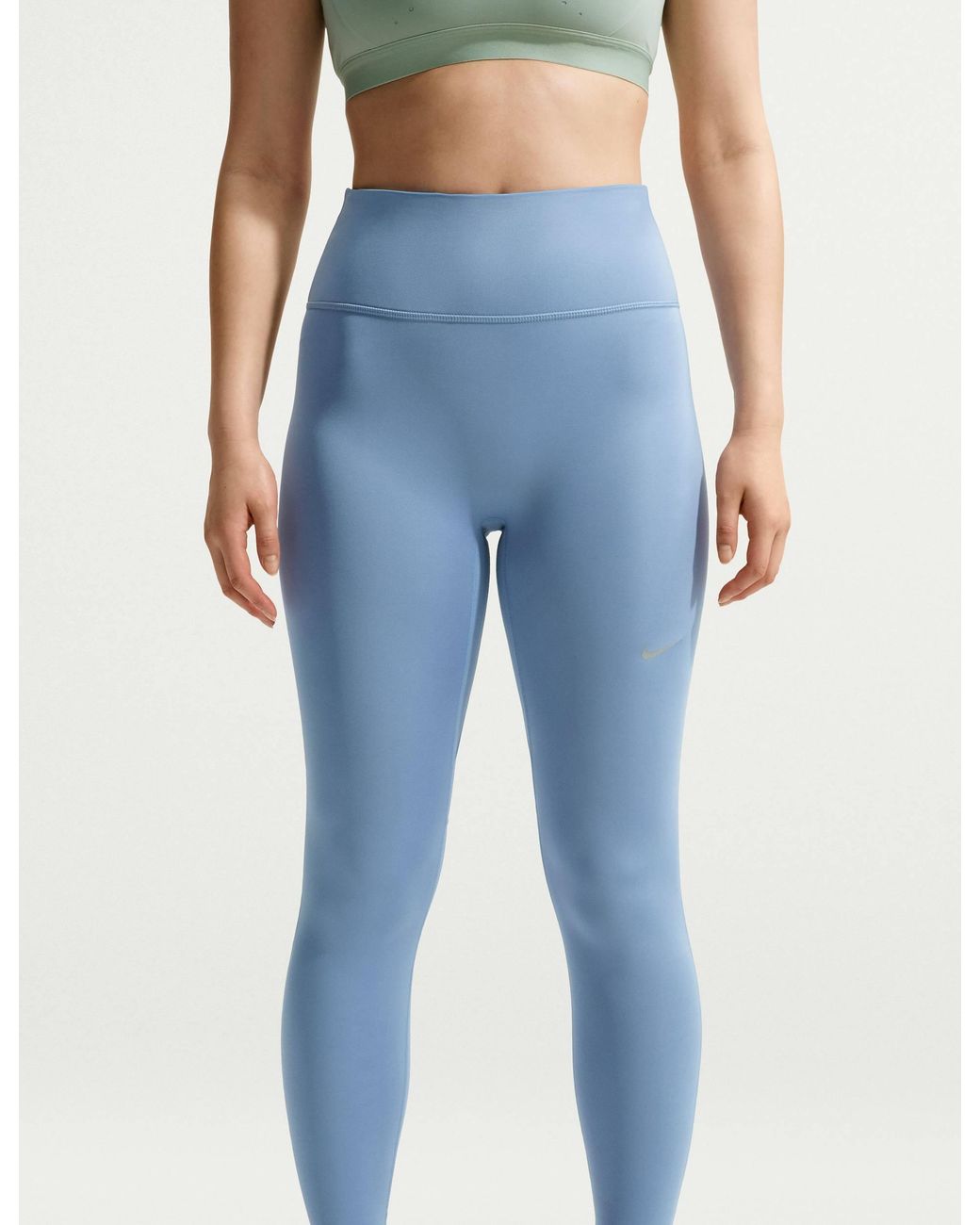 Nike Blue Women's Tempo High Waisted 7/8 Running leggings