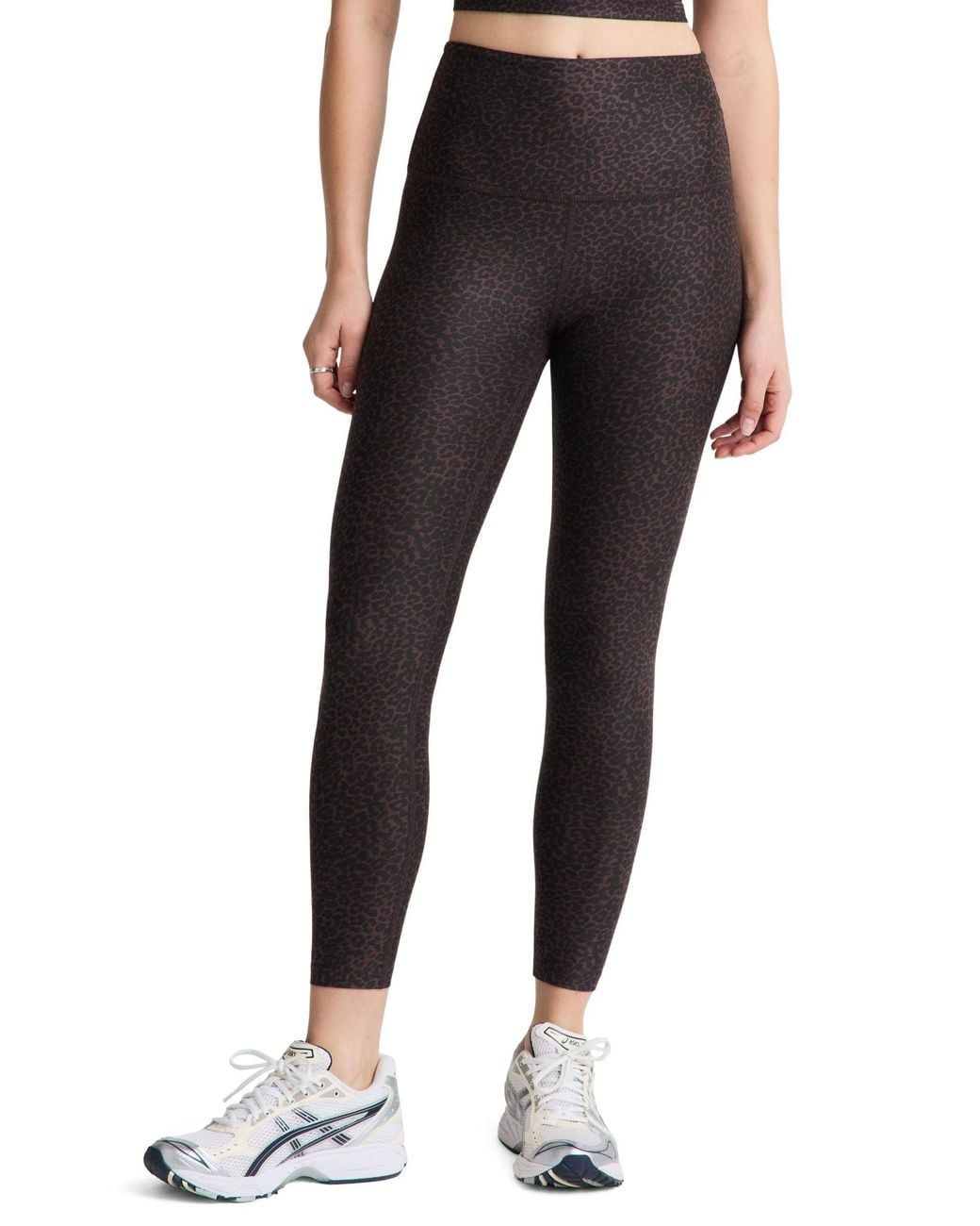 Beyond Yoga Black Women's Softmark Caught In The Midi High Waisted legging