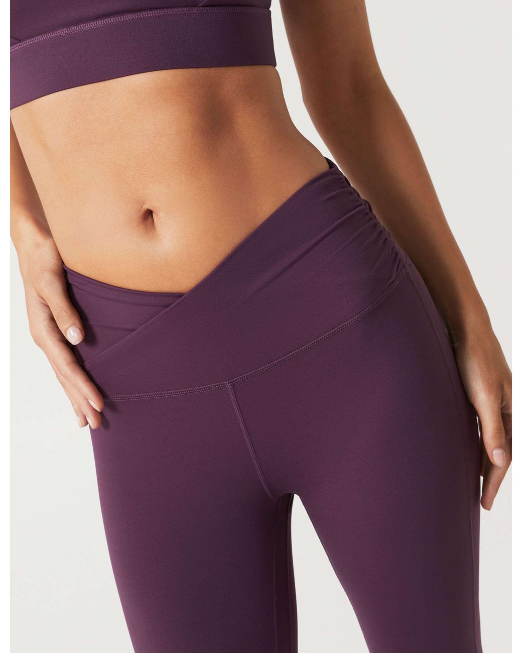 Lilybod Purple Women's Harlow Cloud-core Bootleg legging