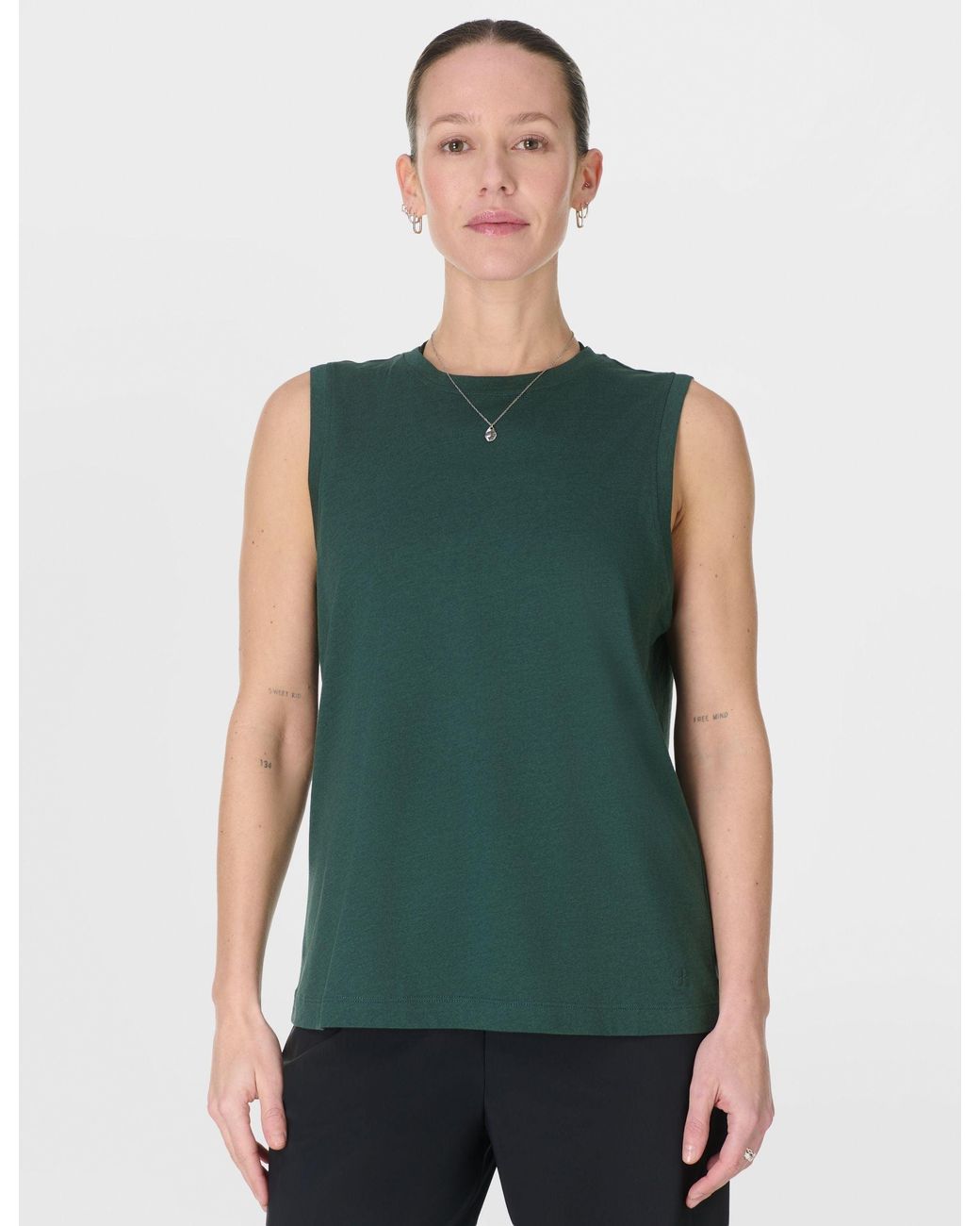 Sweaty Betty Green Women's The Essential Sleeveless Vest Starter Set