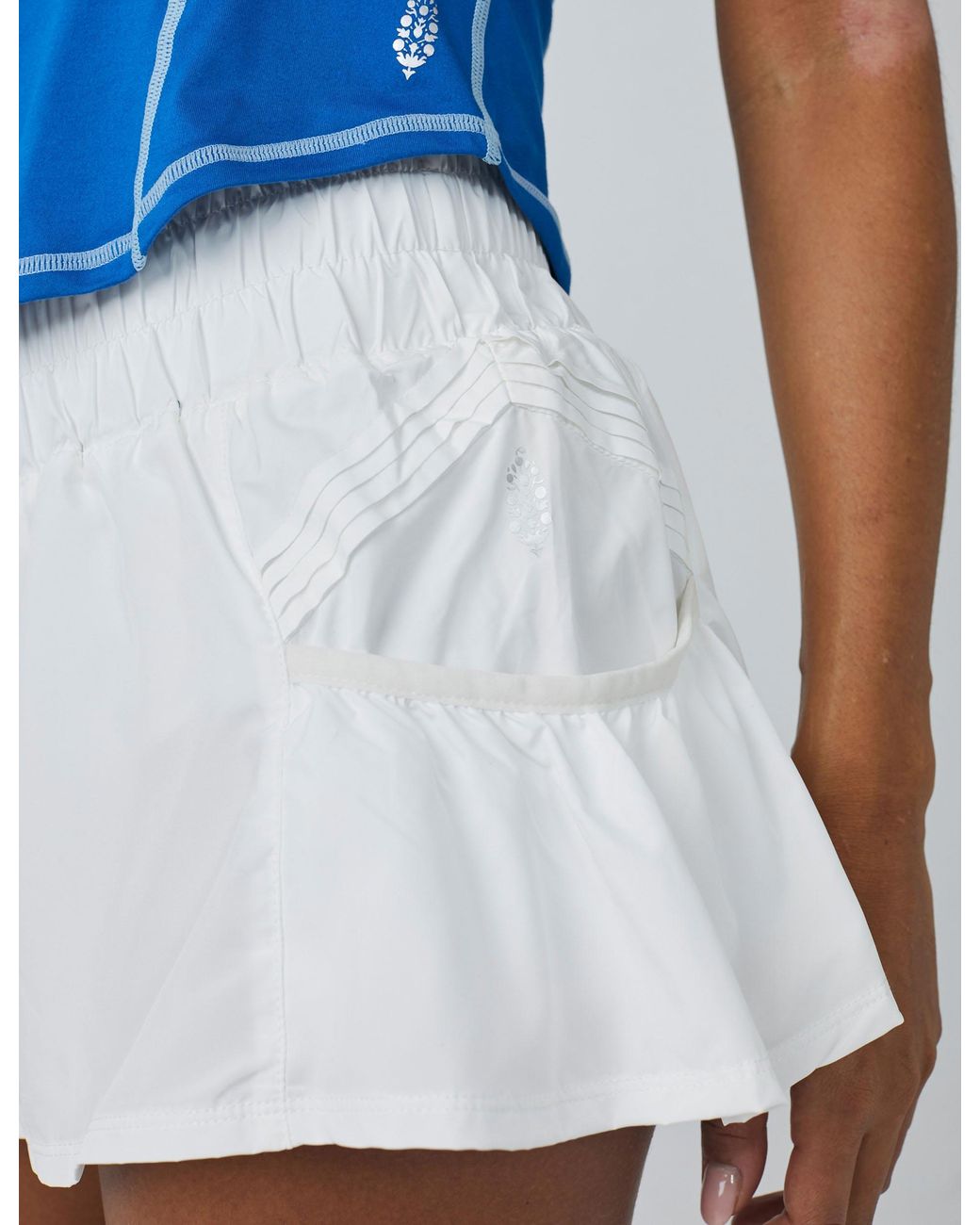 Fp Movement Blue Women's Get Your Flirt On Shorts