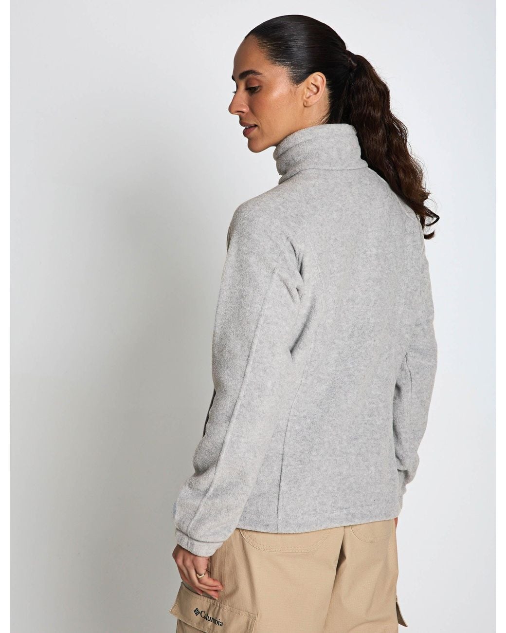 Columbia White Women's Benton Springs Full Zip Fleece Jacket
