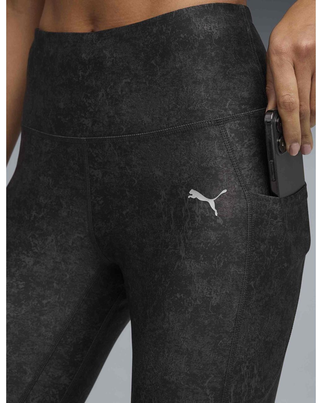 PUMA Blue Women's Velocity Running Printed Tights