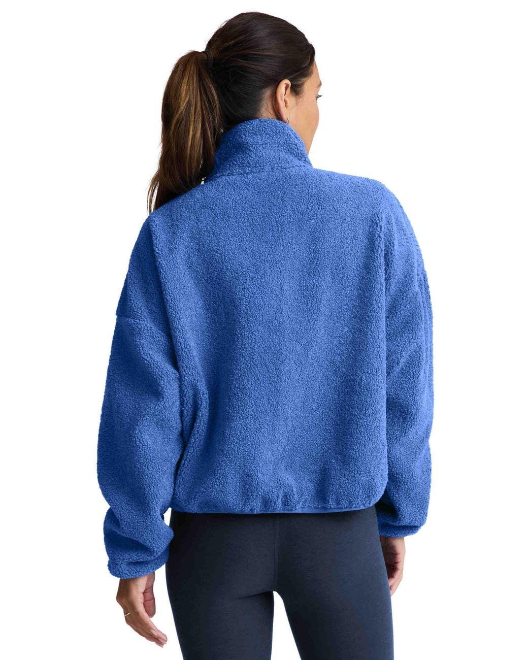 Beyond Yoga Blue Women's Unity Zip Jacket