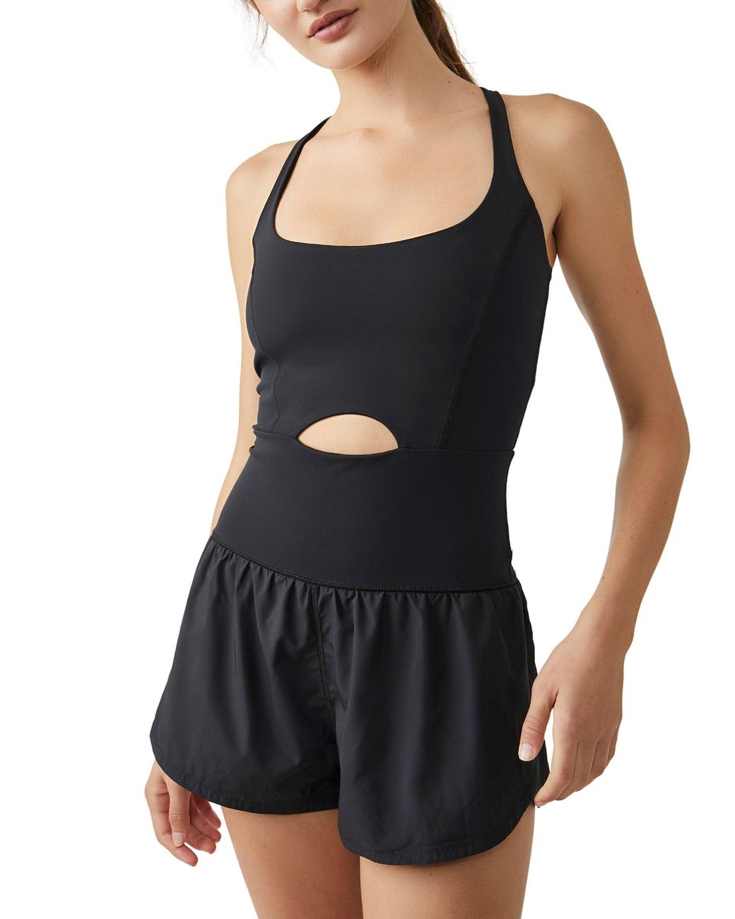 Fp Movement Black Women's Righteous Runsie