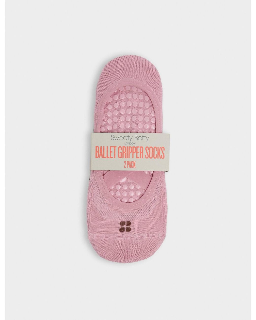 Sweaty Betty Brown Women's Ballet Gripper Socks 2 Pack