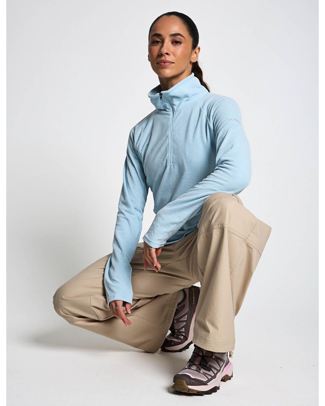 Columbia Blue Women's Glacial Iv Half Zip Fleece