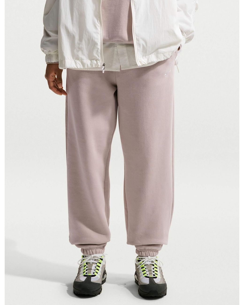 Nike Natural Women's Studio Fleece Oversized Cuffed Pants