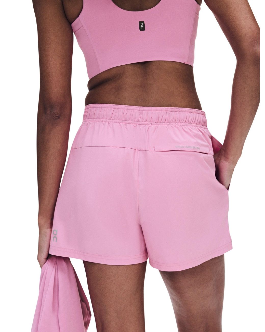 On Shoes Pink Women's 3" Core Shorts