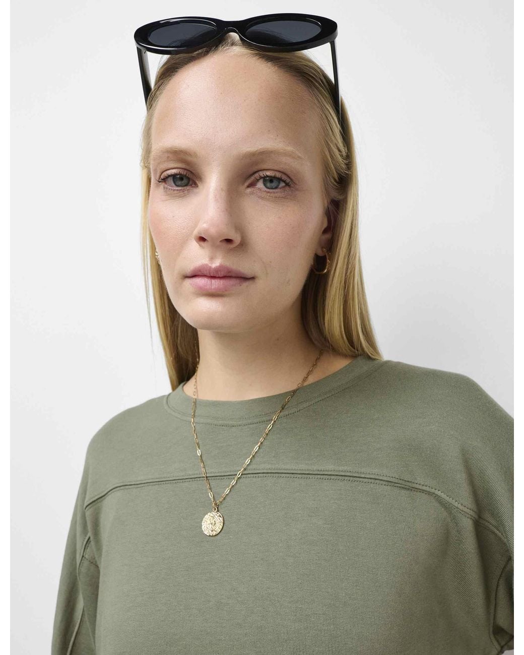 Sweaty Betty Green Women's After Class Crop Sweatshirt