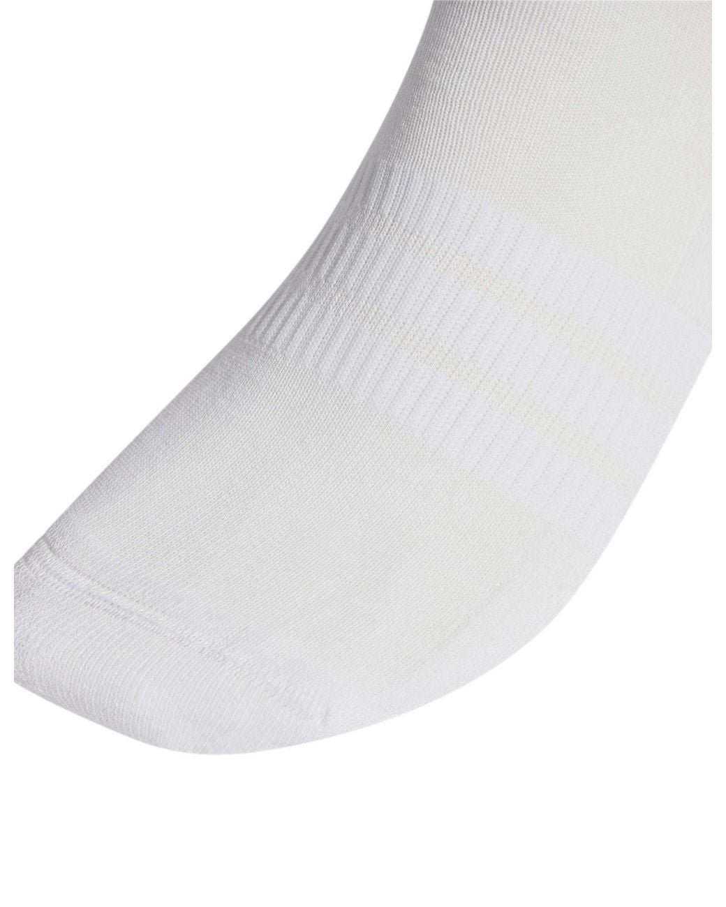 Adidas White Women's Cushioned Sportswear Crew Socks 3 Pair Pack