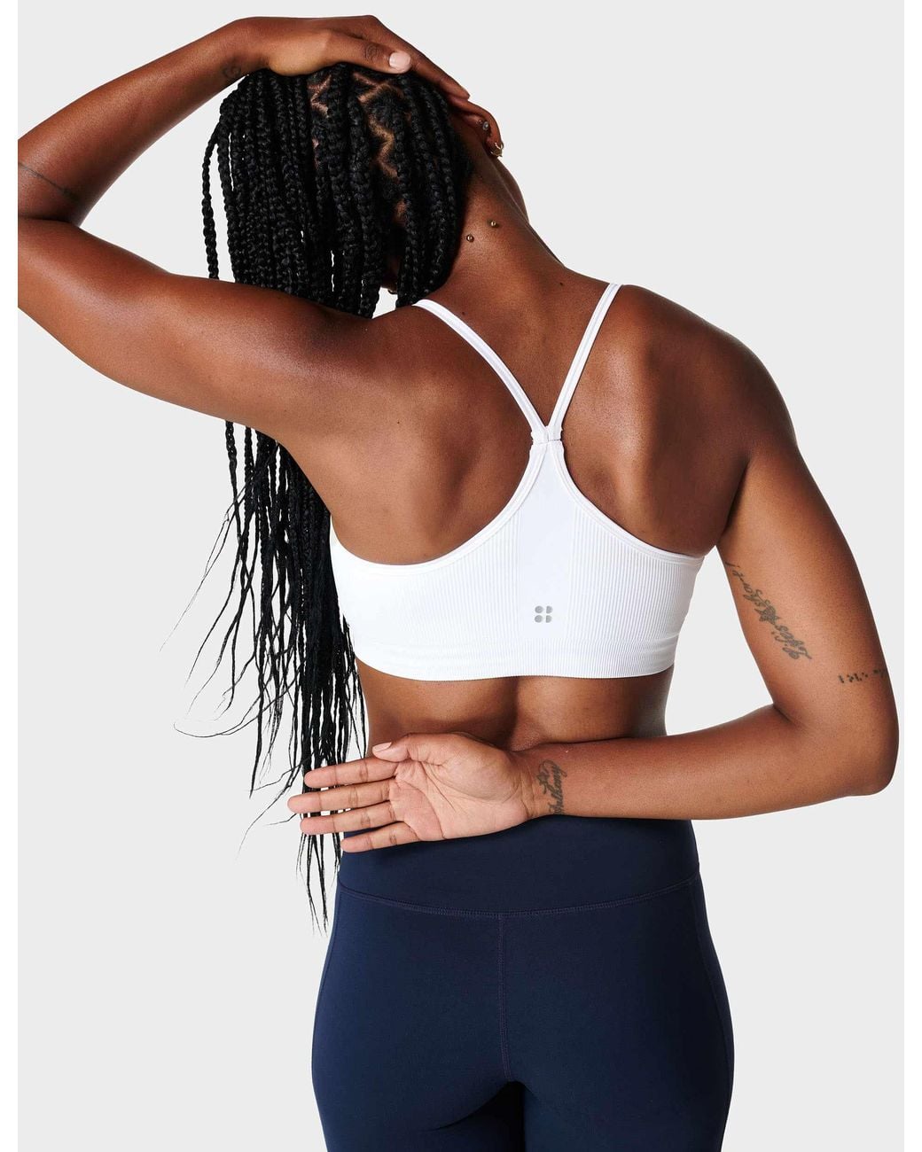 Sweaty Betty Blue Women's Spirit Restored Yoga Sports Bra