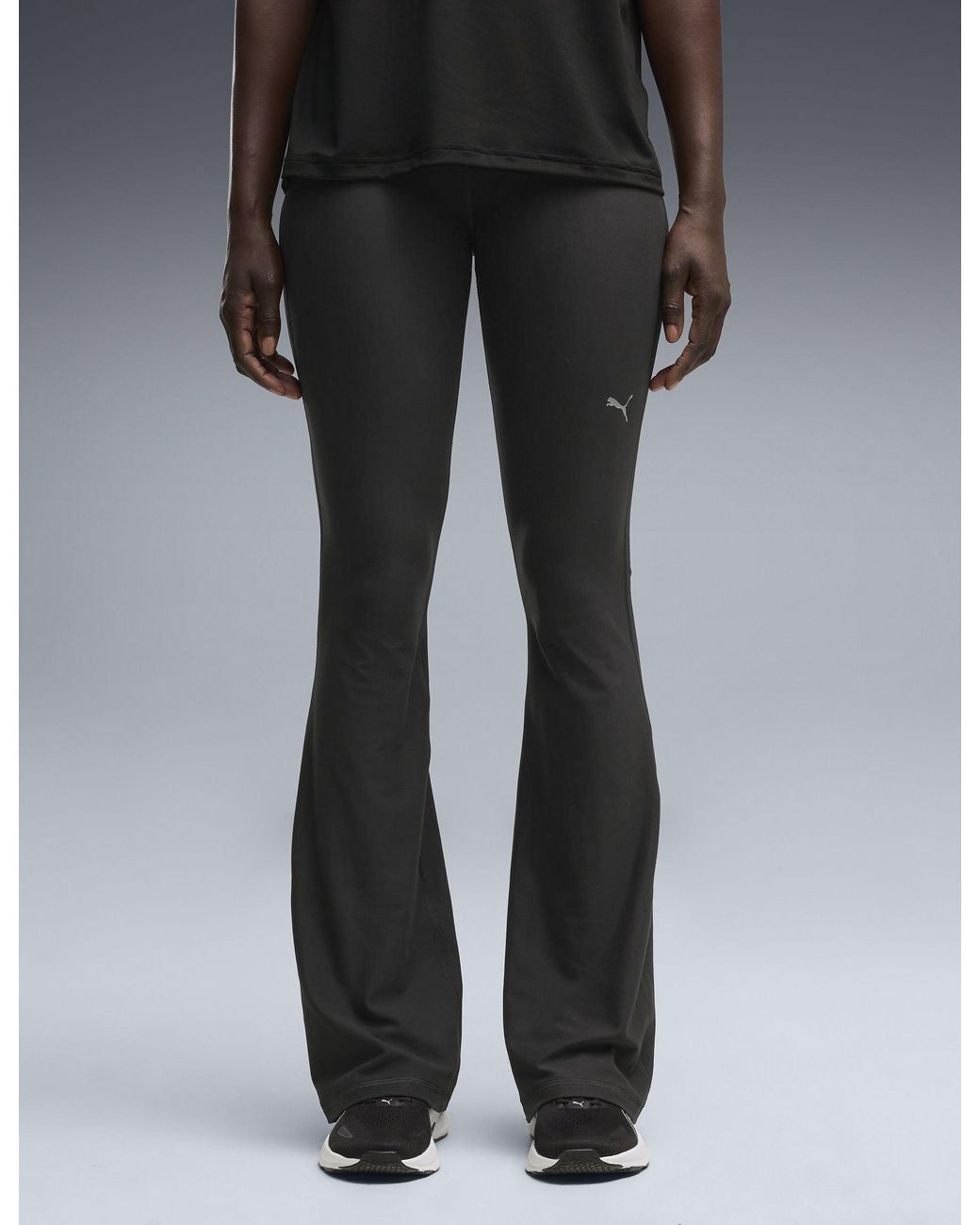 PUMA Black Women's Cloudspun High Waisted Flared Tights