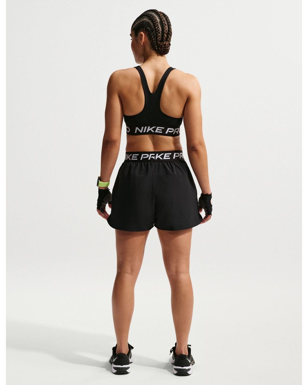 Nike Black Women's Pro 2-in-1 Shorts