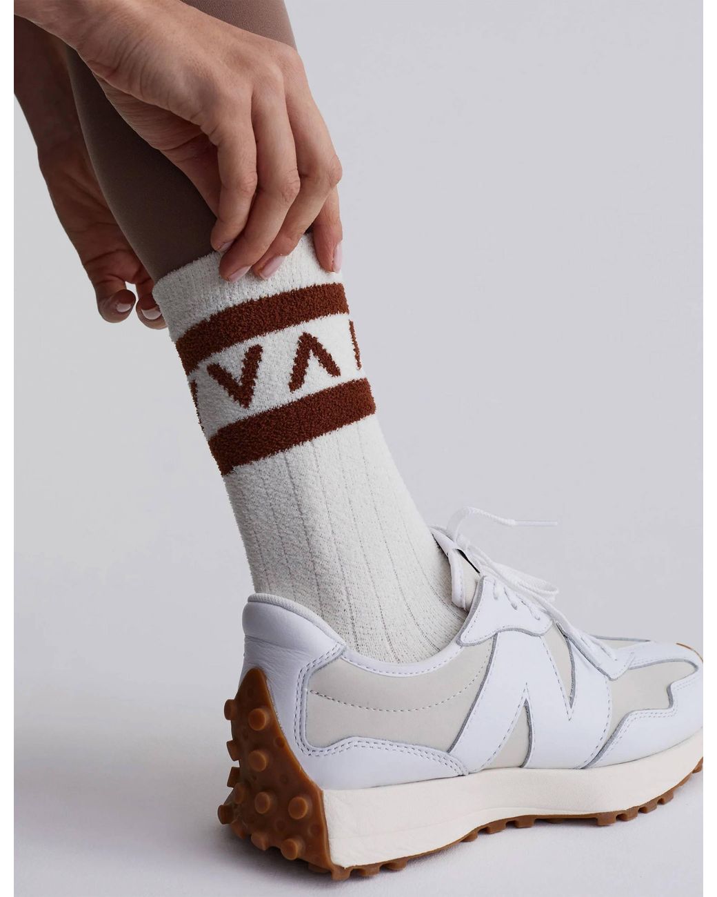 Varley White Women's Spencer Sock