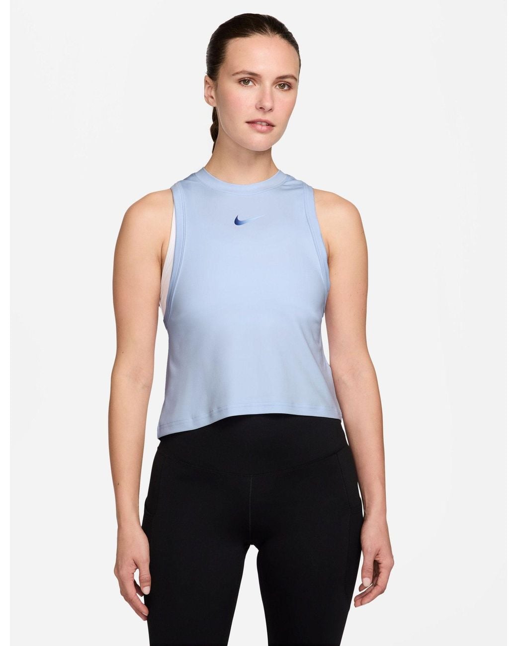 Nike Blue Women's Pro Dri-fit Tank Top