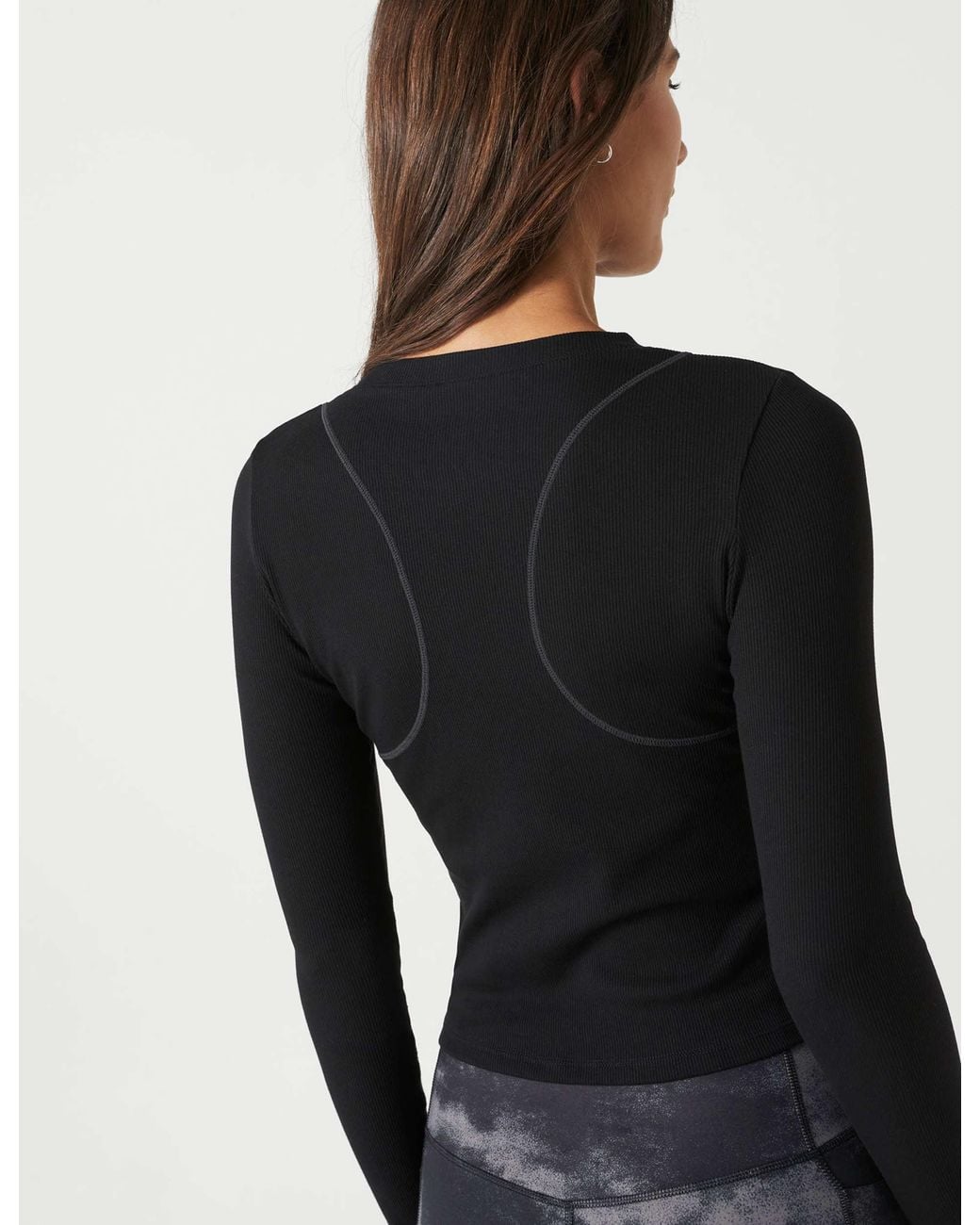 Lilybod Black Women's Faro Long Sleeve Tech Tee