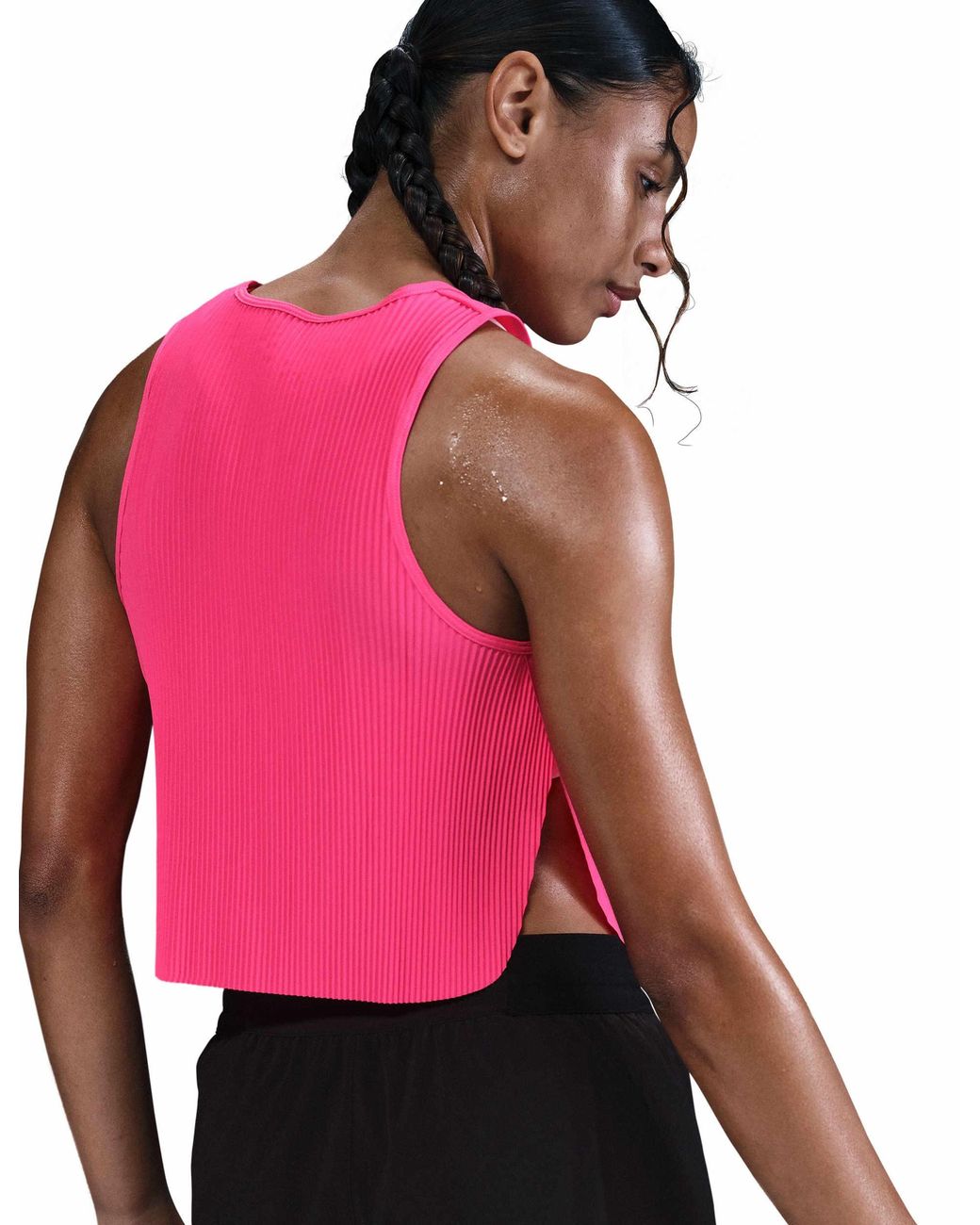 Nike Pink Women's Aeroswift Dri-fit Adv Running Tank Top