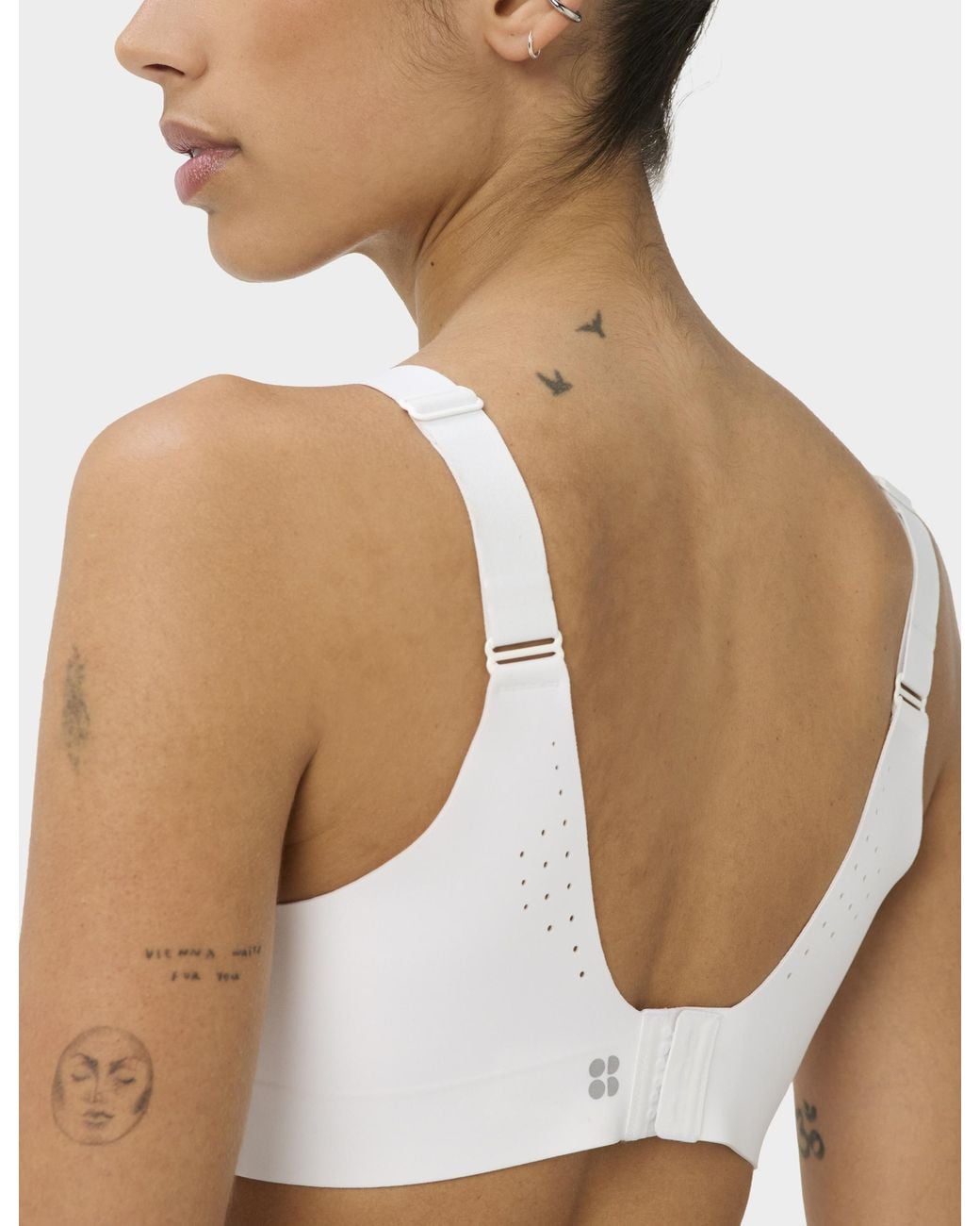 Sweaty Betty White Women's Runner's High High Support Sports Bra