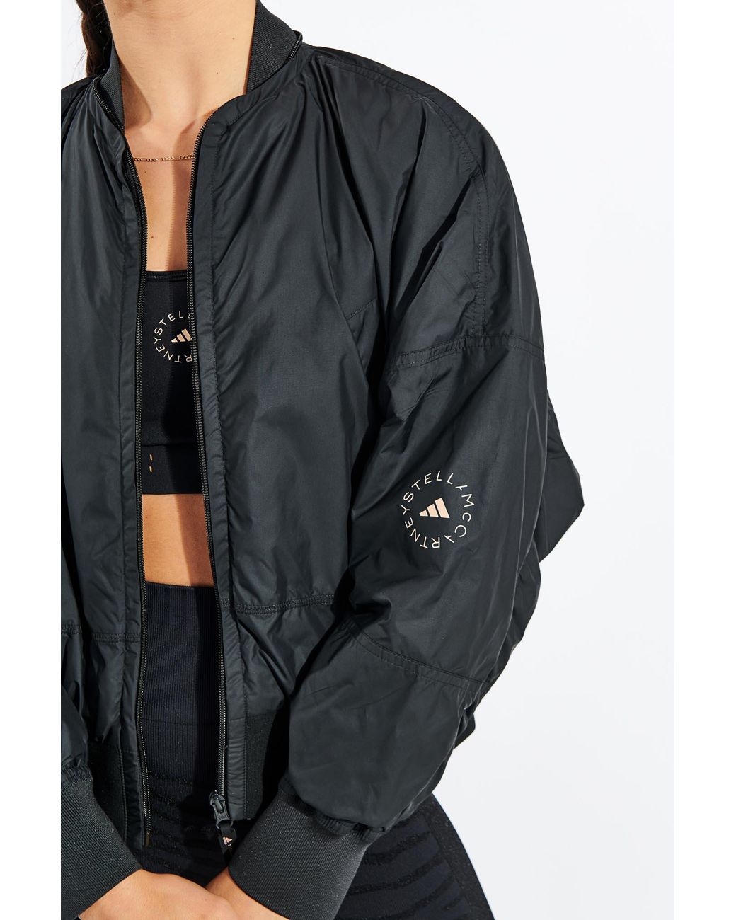 adidas by stella mccartney bomber jacket