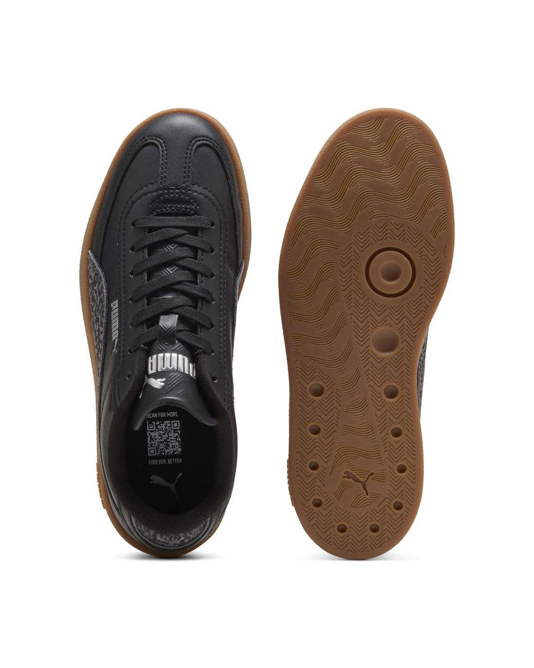 PUMA Black Women's Club Ii Era Feline Sneakers