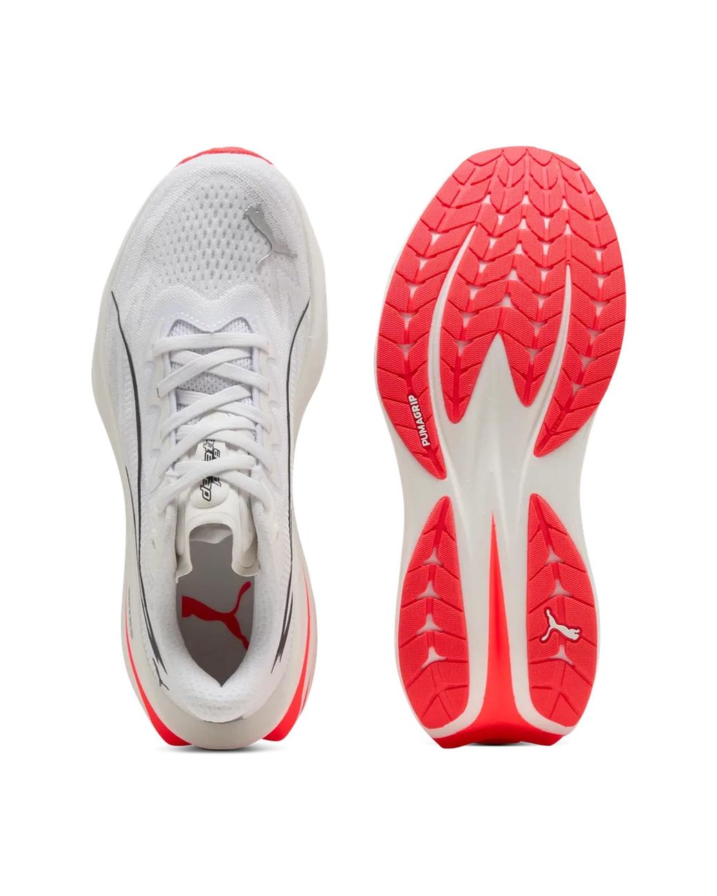 PUMA White Women's Deviate Pure Nitro Running Shoes
