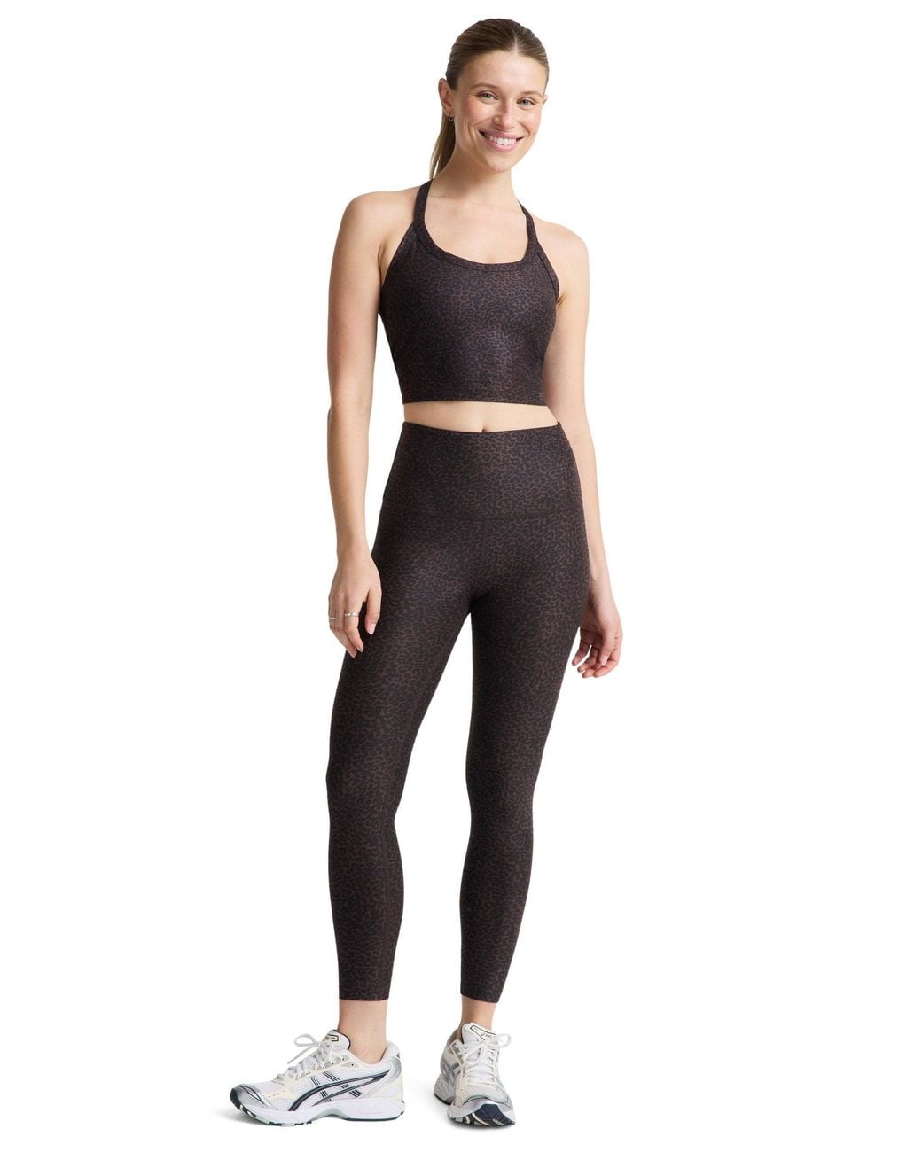 Beyond Yoga Black Women's Softmark Caught In The Midi High Waisted legging