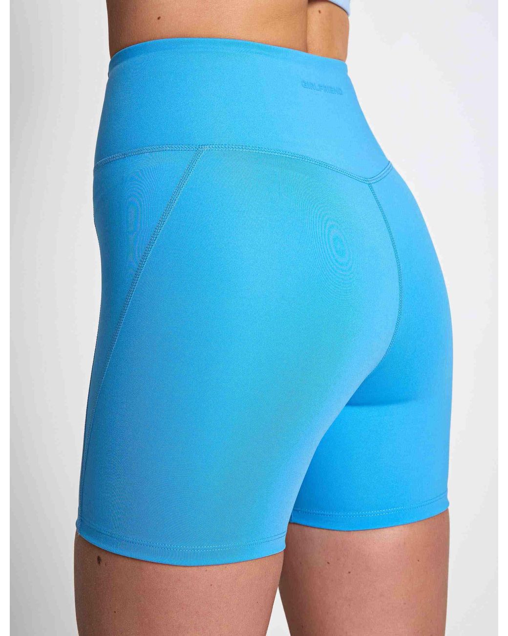 GIRLFRIEND COLLECTIVE Blue Women's High Waisted Run Short