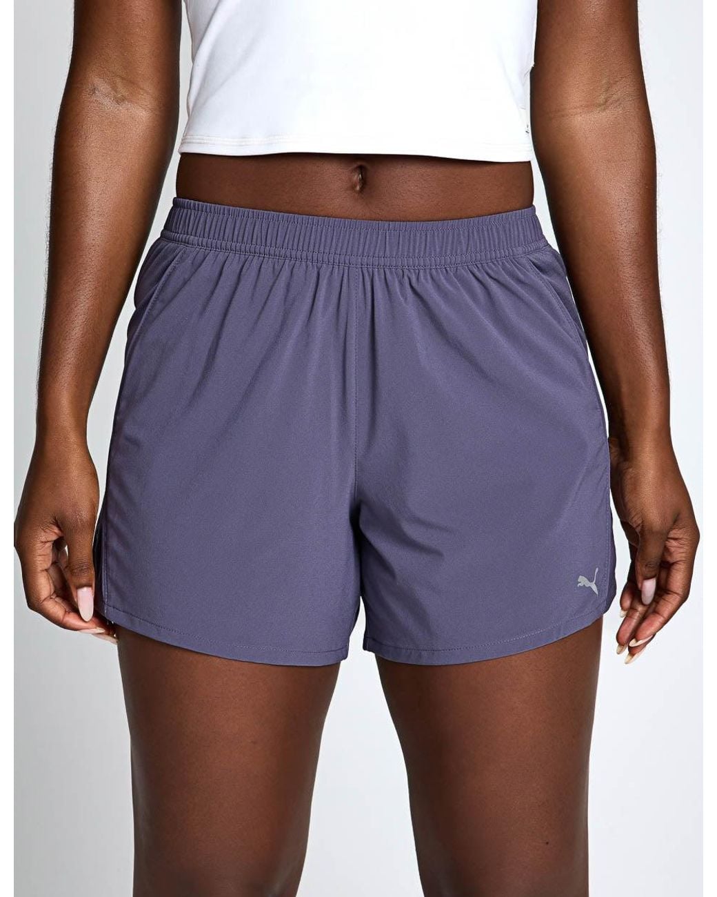PUMA Blue Women's Velocity 5" Running Shorts