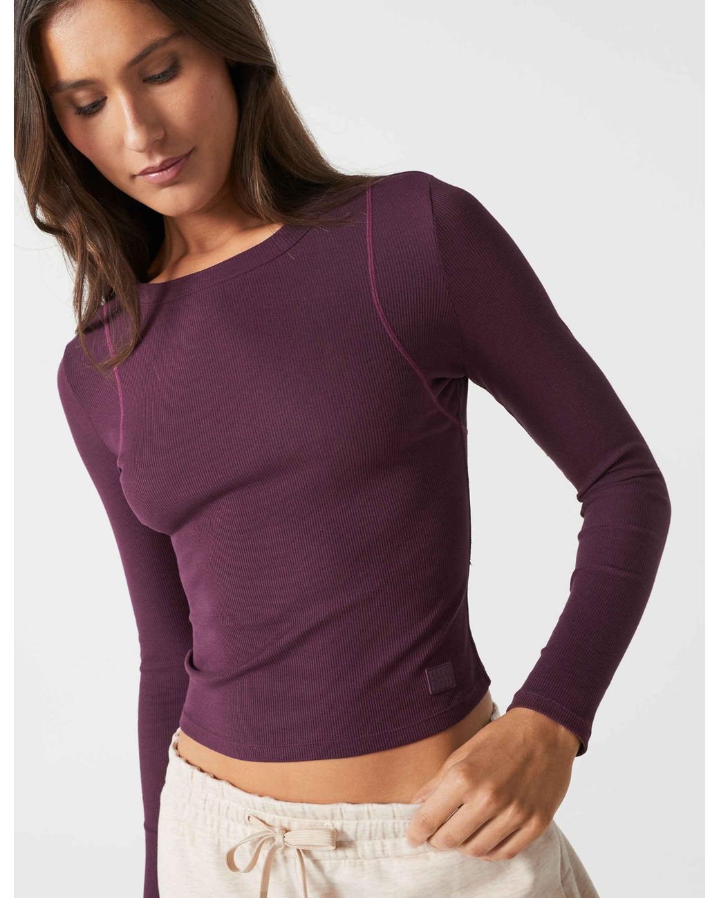 Lilybod Purple Women's Faro Long Sleeve Tech Tee