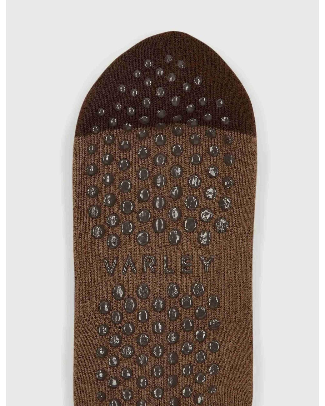 Varley Brown Women's Kendrick Grip Sock