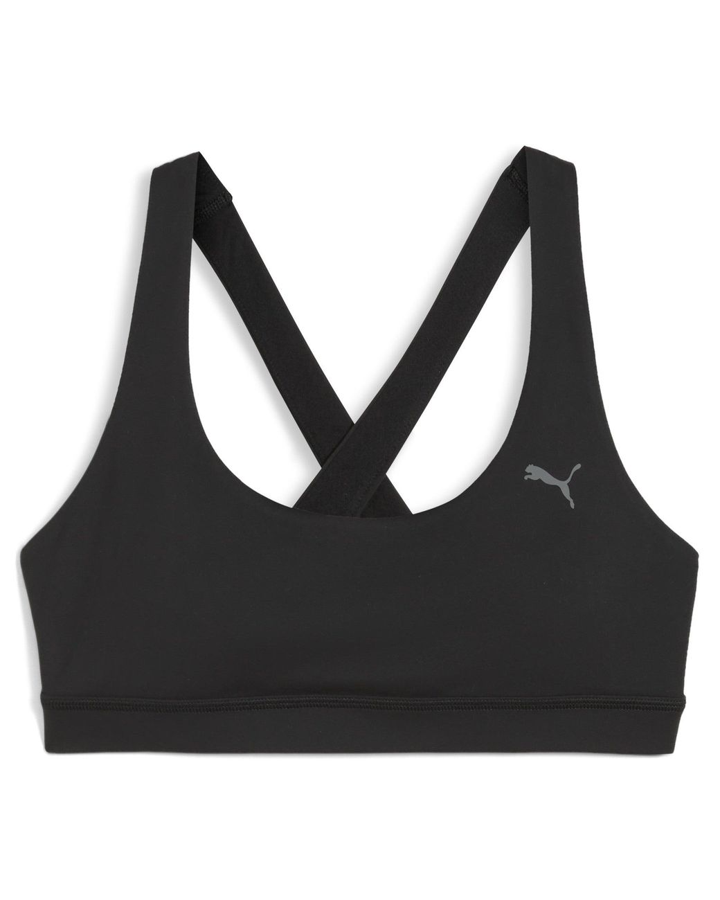 PUMA Gray Women's Cloudspun Training Sports Bra