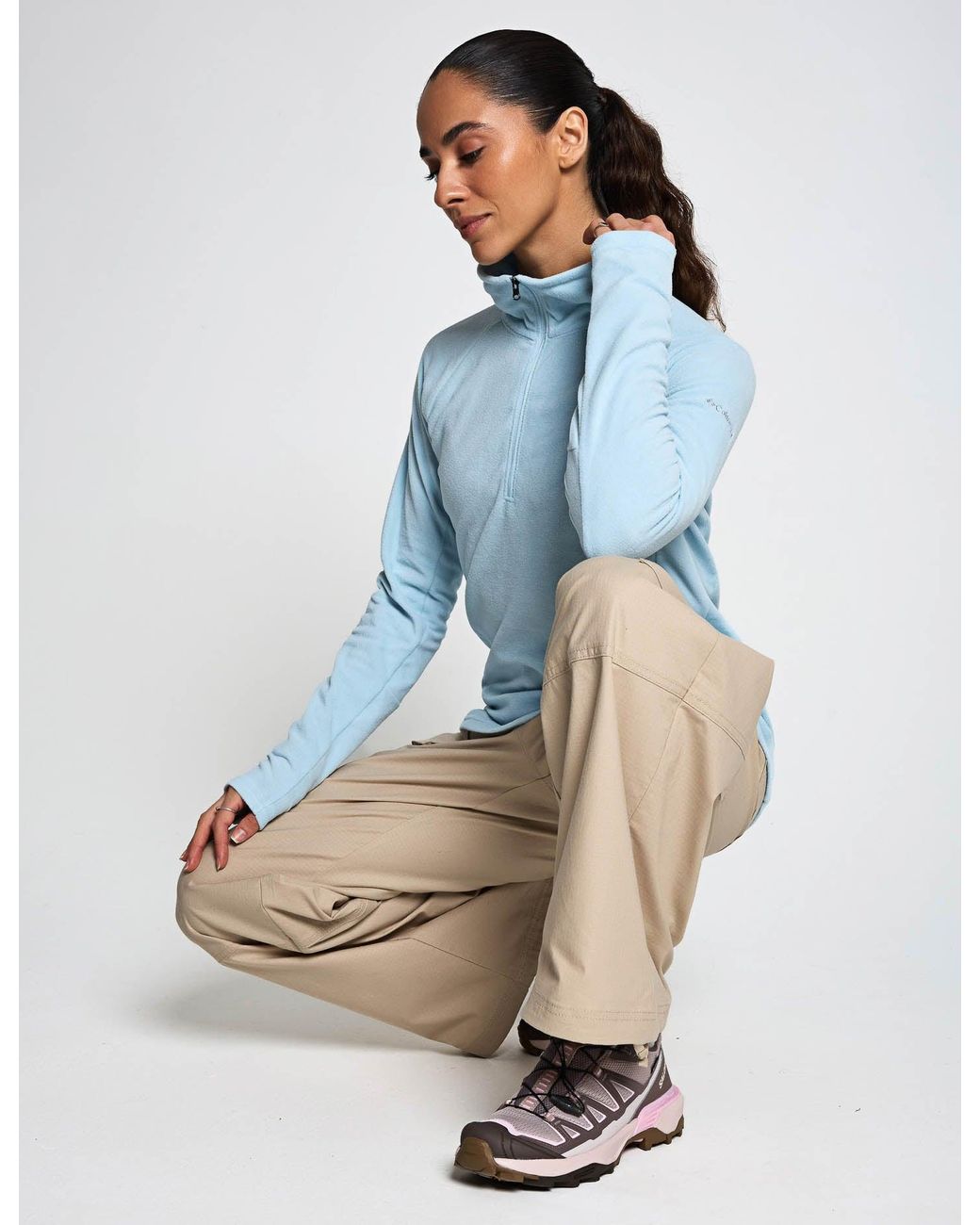 Columbia Blue Women's Glacial Iv Half Zip Fleece