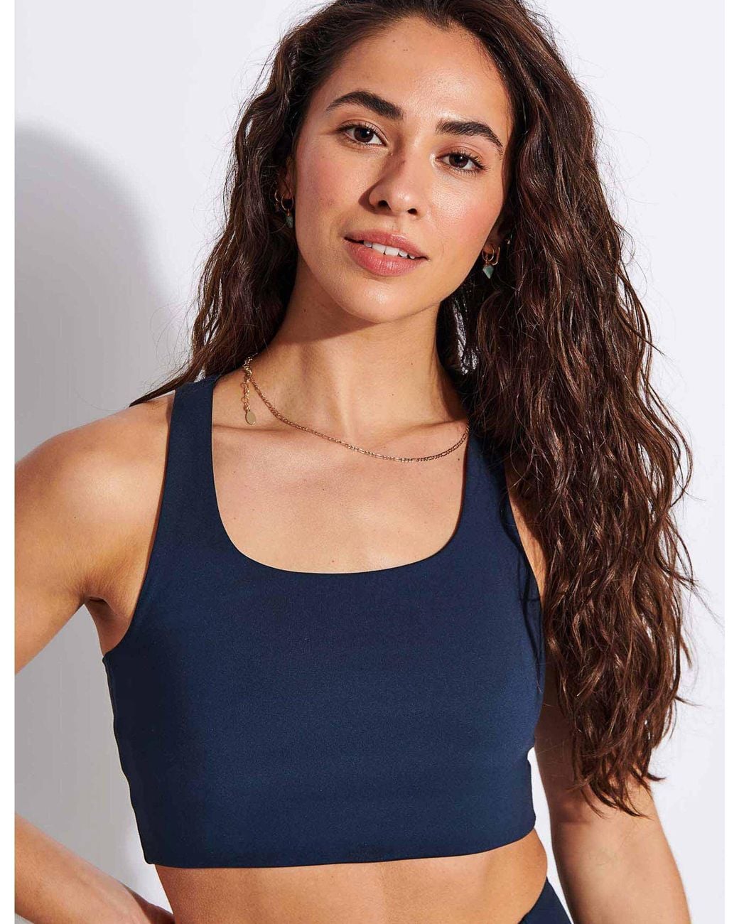 GIRLFRIEND COLLECTIVE Blue Women's Paloma Sports Bra Classic