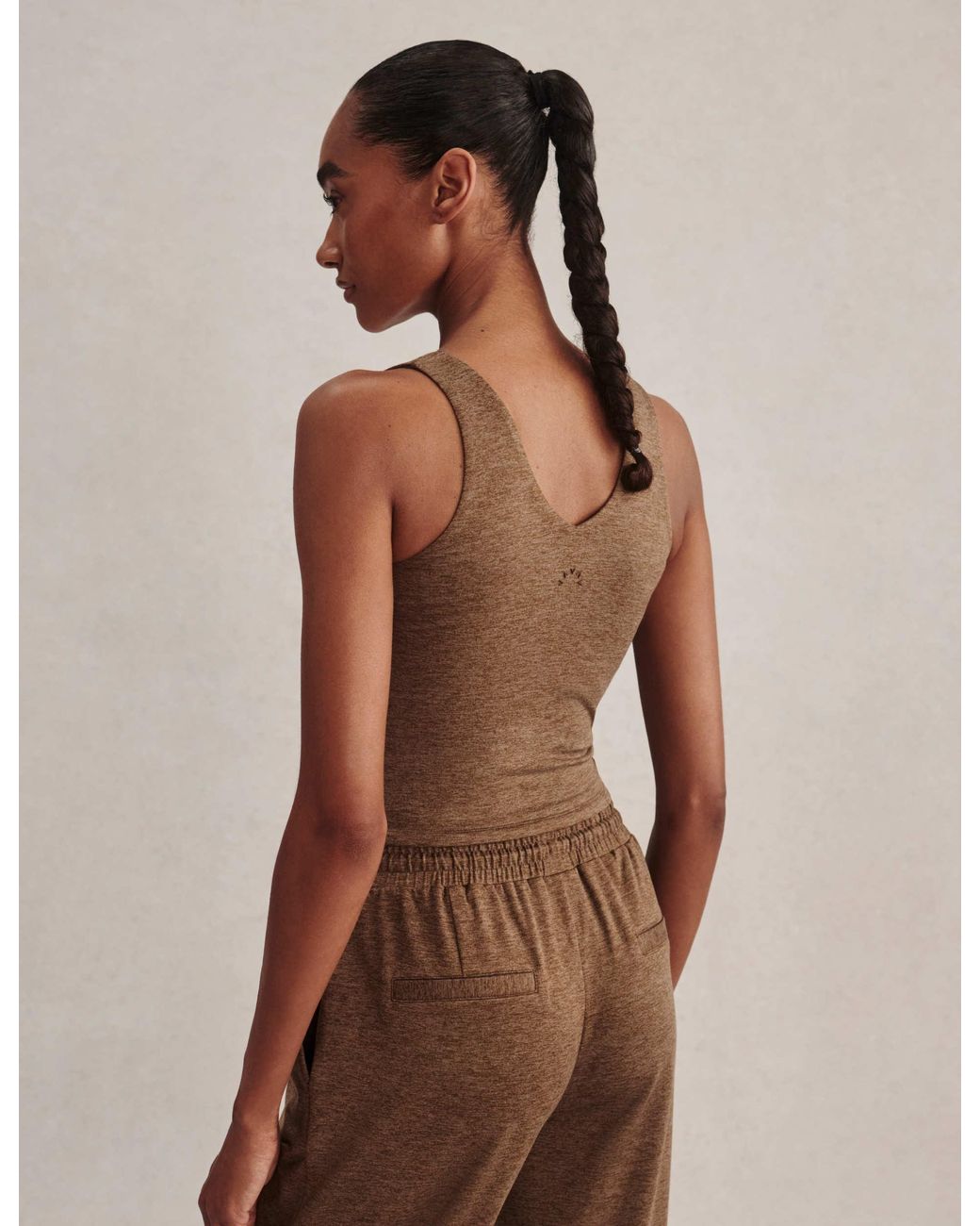 Varley Brown Women's Ruby Cropped Tank