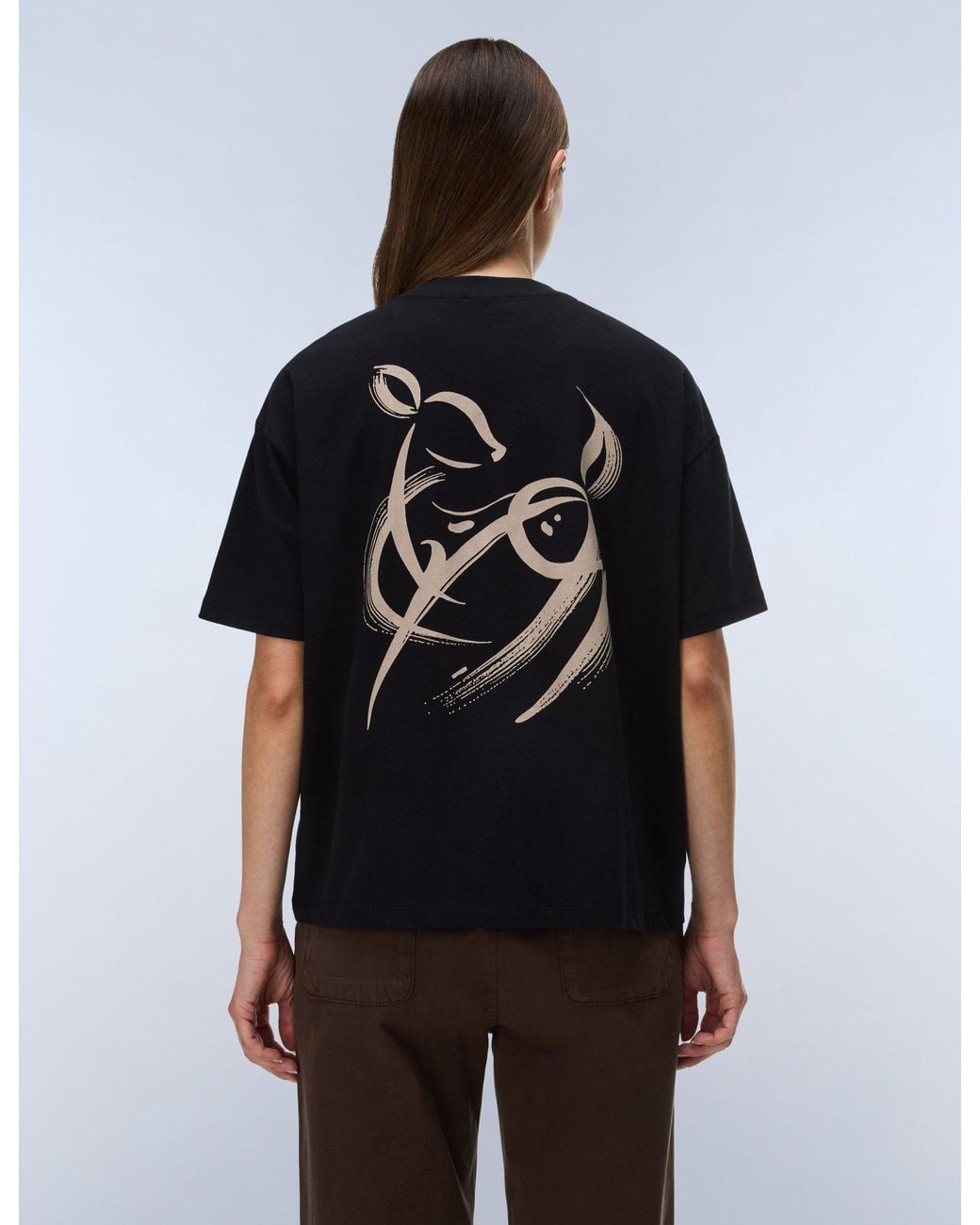 Napapijri Black Women's Aral Short Sleeve T-shirt