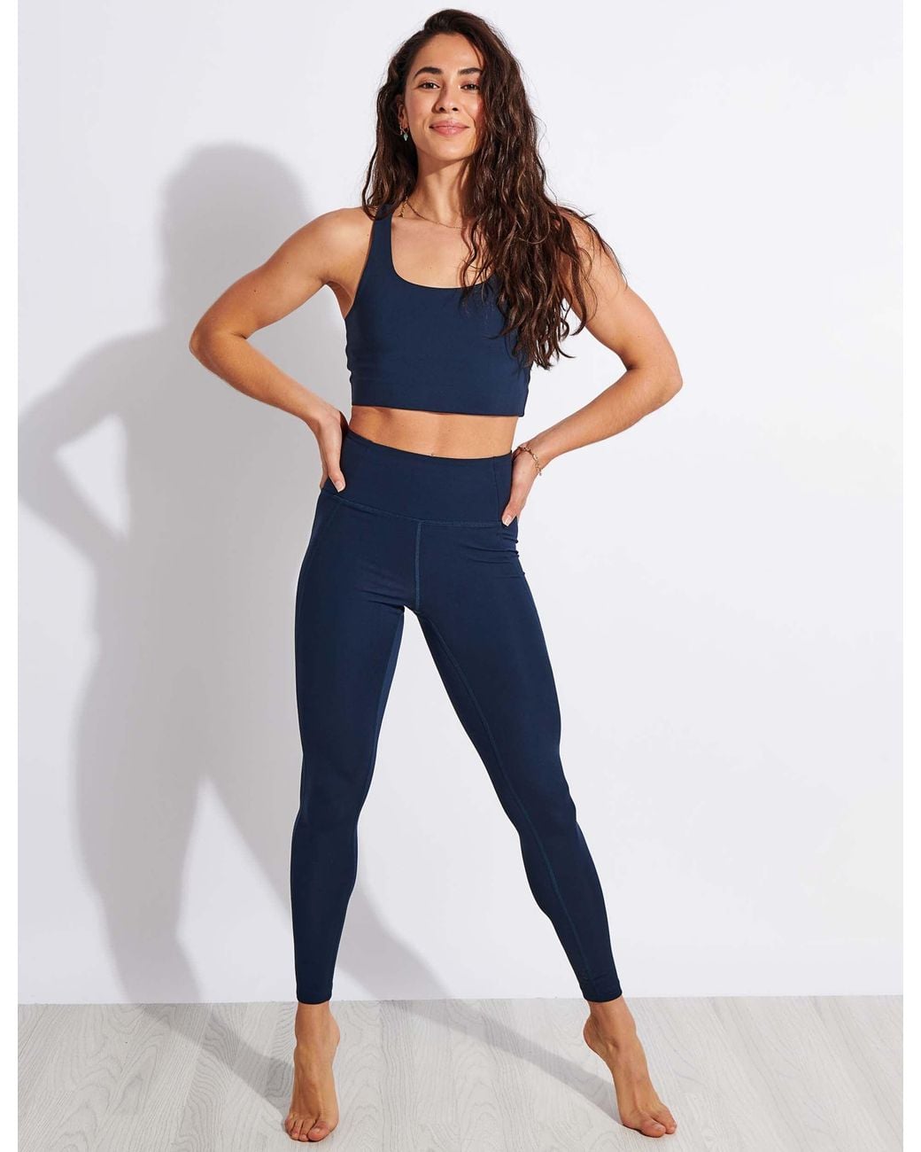 GIRLFRIEND COLLECTIVE Blue Women's Paloma Sports Bra Classic