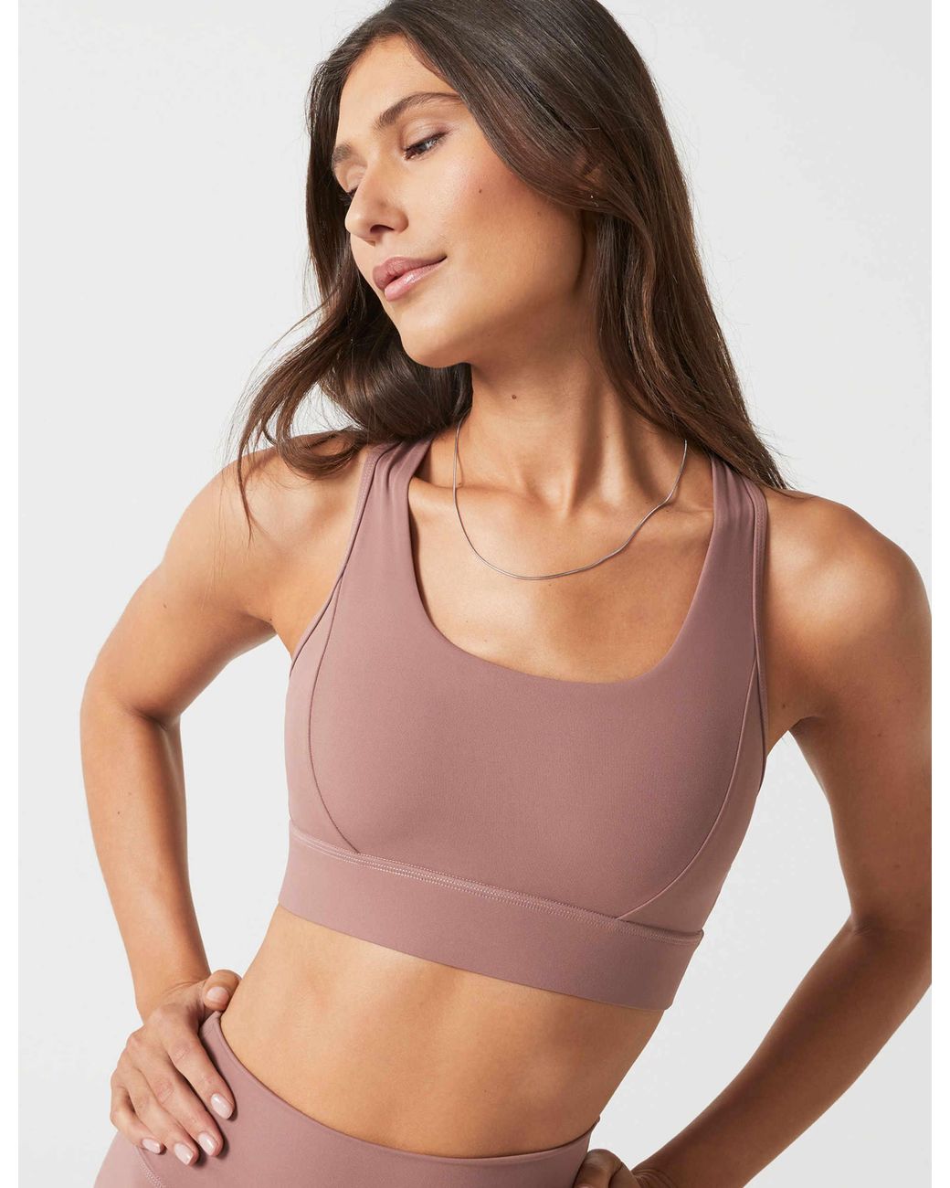 Lilybod Brown Women's Frankie Cloud-core Sports Bra