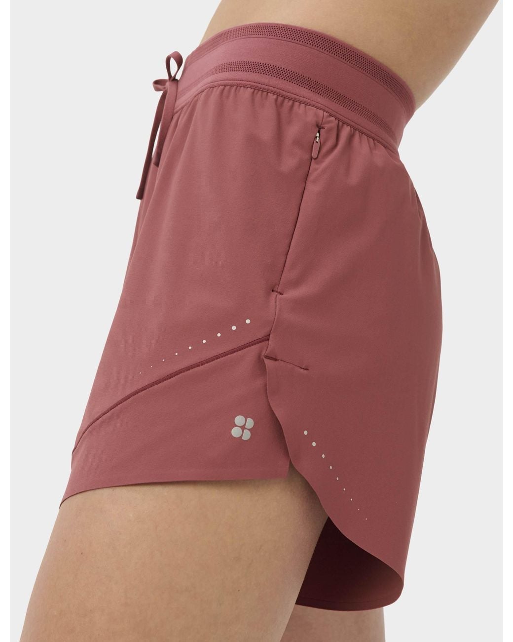 Sweaty Betty Red Women's Runners High Loose Short