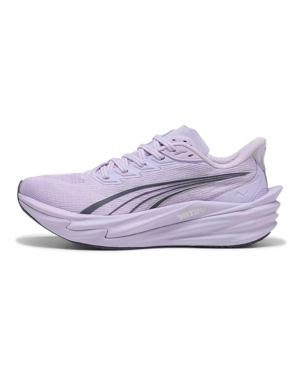 PUMA Purple Women's Deviate Nitro 4 Running Shoes