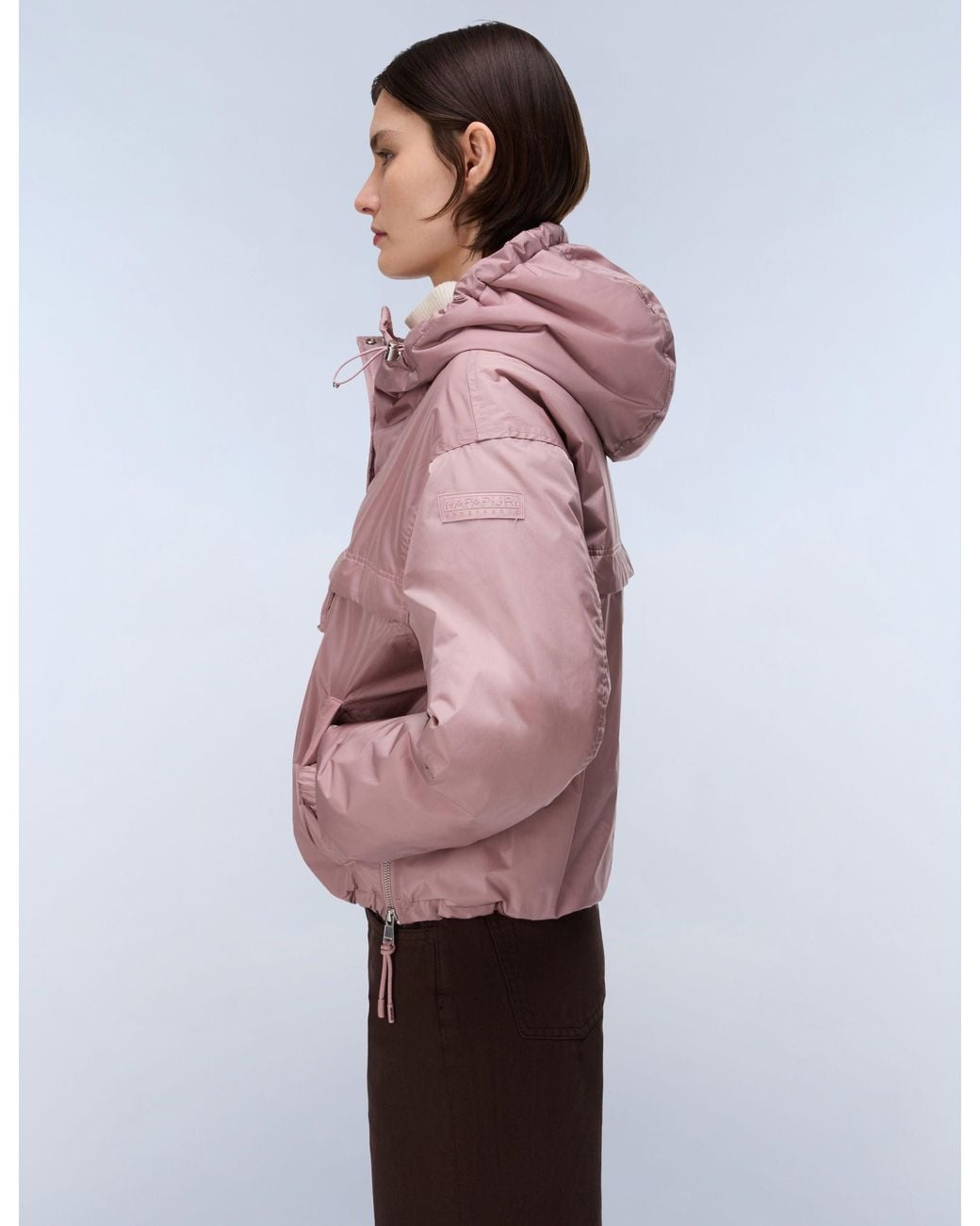 Napapijri Pink Women's Rainforest Optique Anorak Jacket