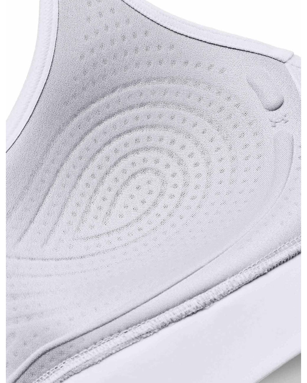 Under Armour White Women's Infinity 2.0 Mid Sports Bra