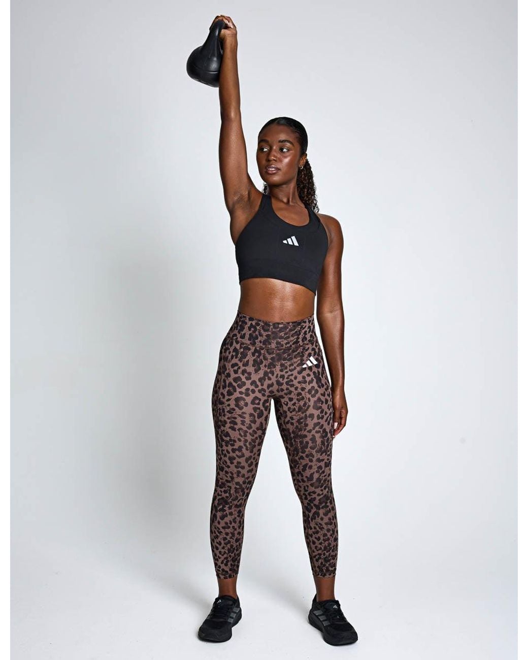 Adidas Black Women's Adi365 Running Pocket Medium Support Sports Bra