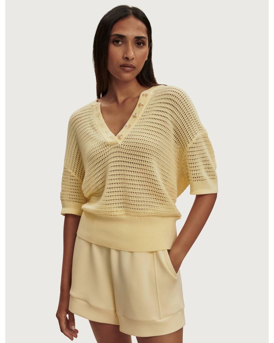 Varley Natural Women's Callie Knit Top