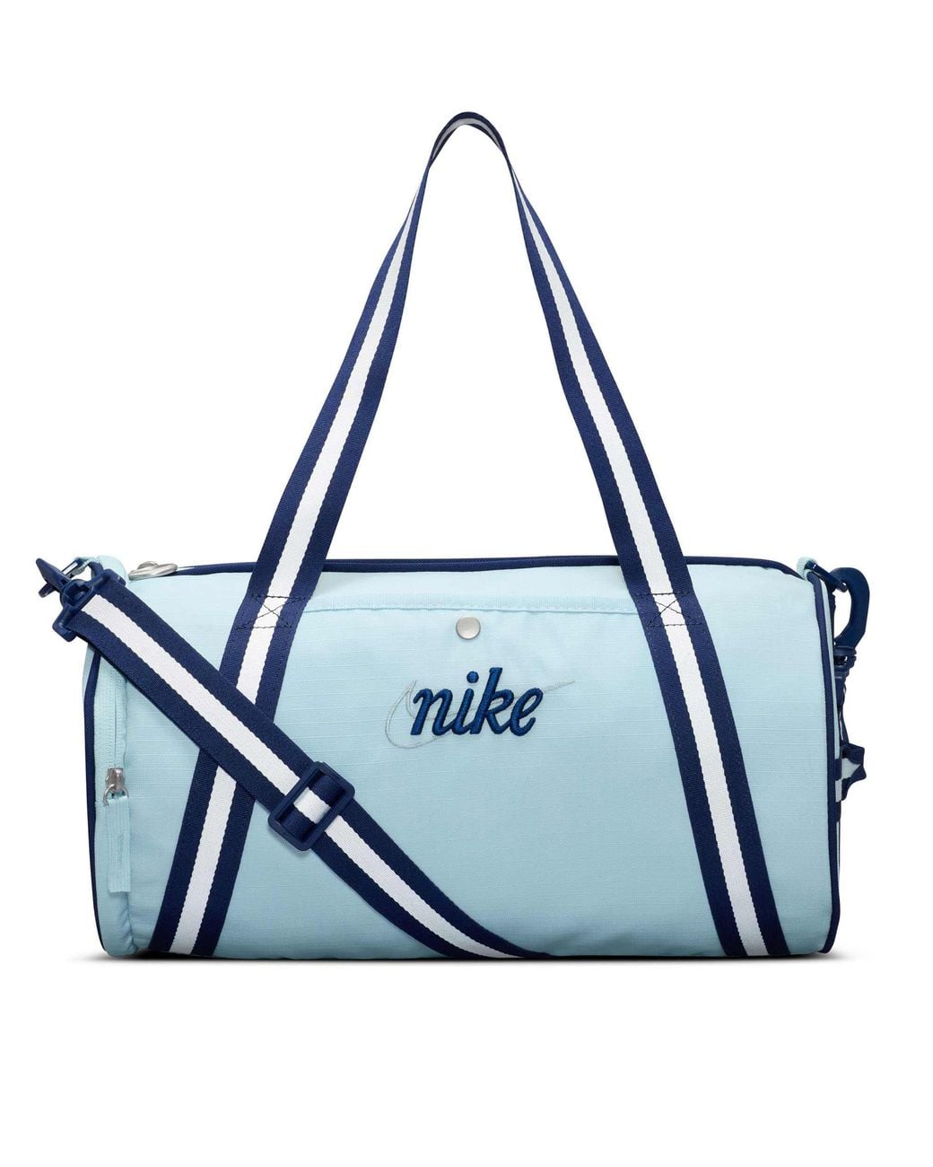 nike blue duffel bag