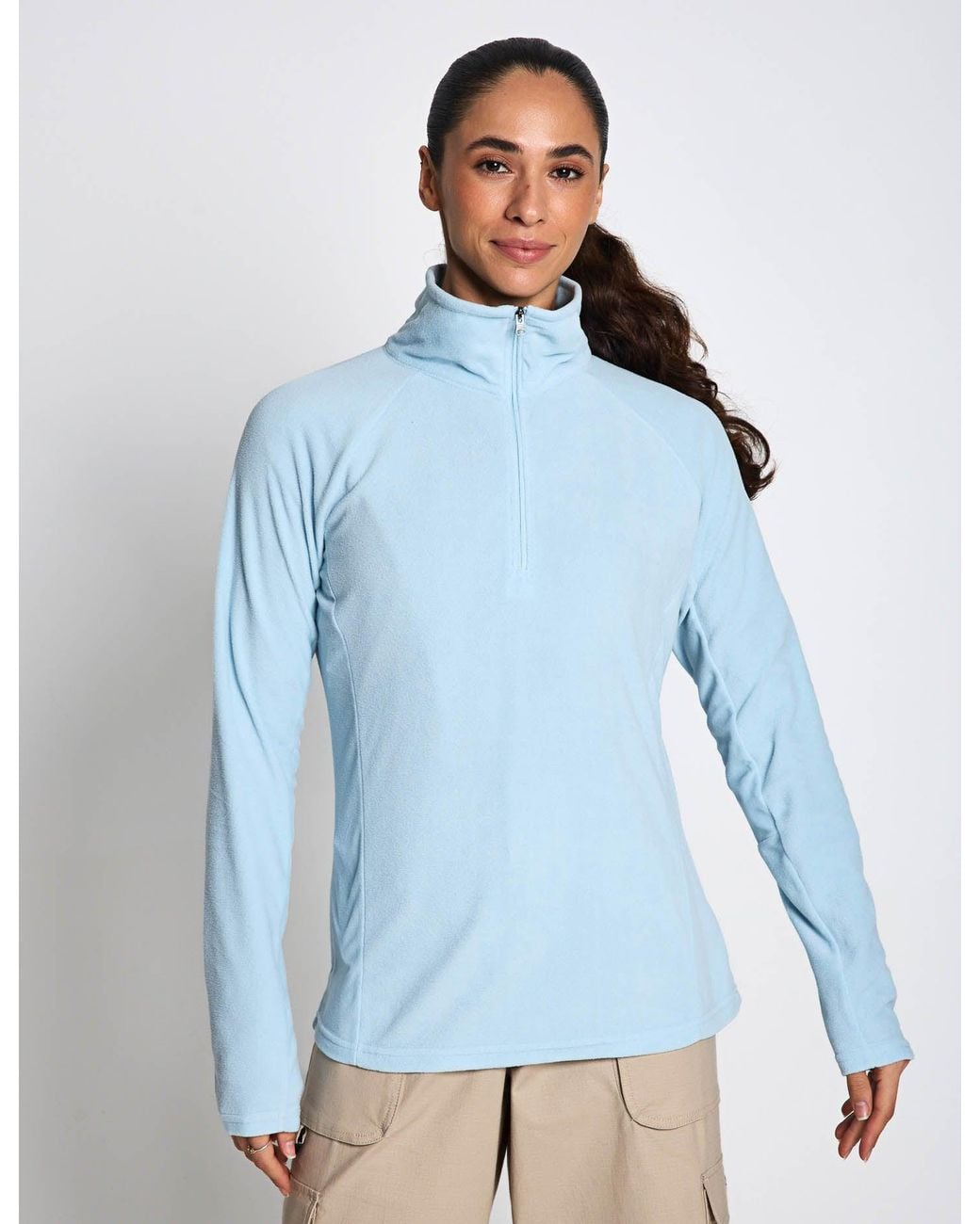 Columbia Blue Women's Glacial Iv Half Zip Fleece