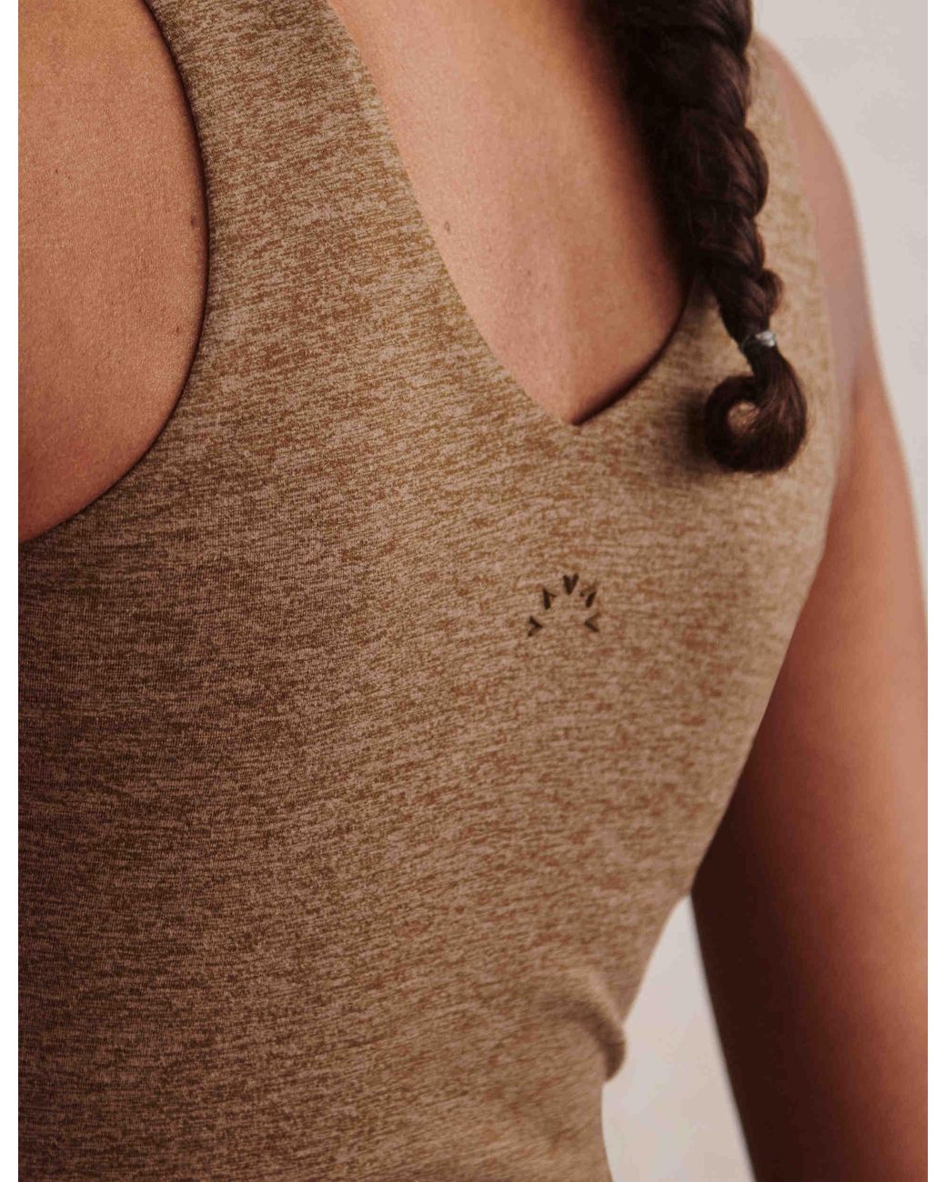 Varley Brown Women's Ruby Cropped Tank