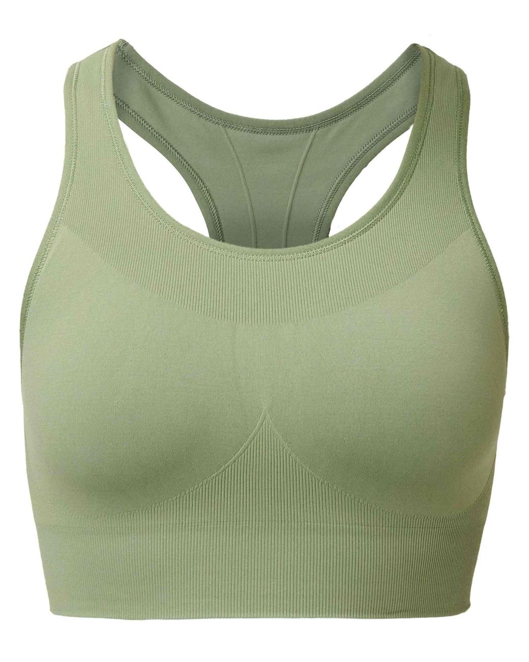 Sweaty Betty Green Women's Stamina Seamless Sports Bra